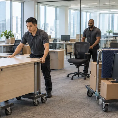 Sample modern office workspace