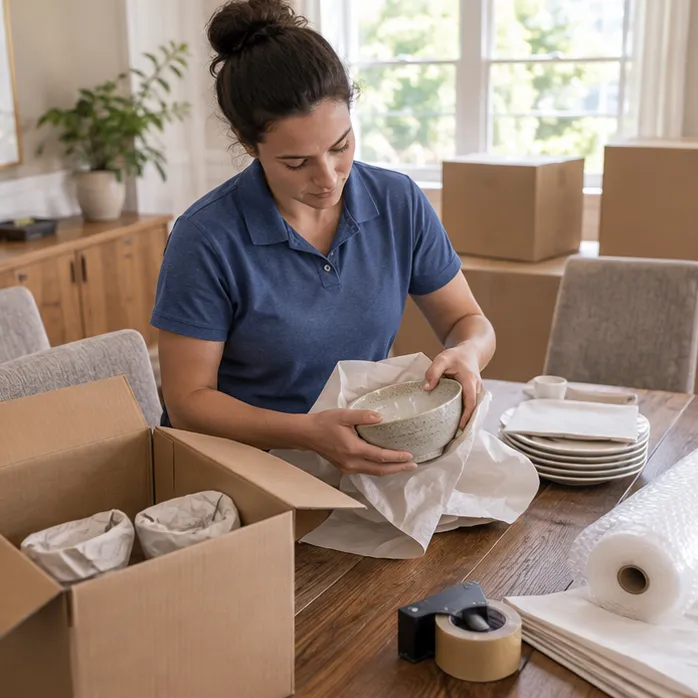 Sample packing and moving preparation